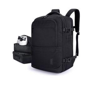 Bagsmart Mochila Falco 30 L - 40 L Expandible + 3 Organizadores Negro