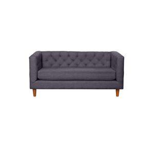 SOFA BRESCIA 2C LINO GRIS OSCURO