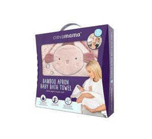 Toalla Delantal Bamb Clevamama Rosa