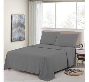 sabana king gris oscuro 180 hilo polialgodon wym
