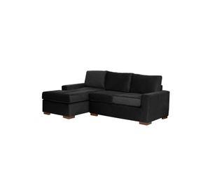 SECCIONAL IZQ LIVORNO TELA VELVET NEGRO