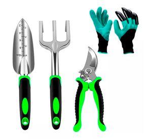 Set 4 Piezas Herramientas Jardinería Huerto Plantas