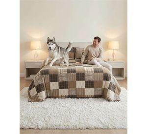 Juego De Cubrecama Sherpa Y Sabanas King Ultra Suaves m1