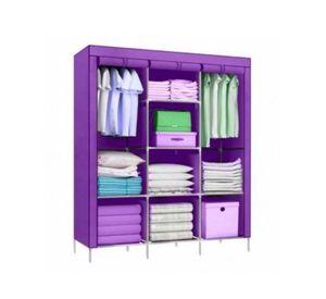Closet Guarda Ropa Armable Ropero Grande Morado
