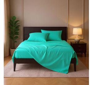 Set de Sábanas King | 800 Hilos Lisas Premium Turquesa