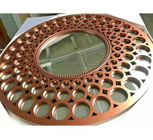 Espejo Infinite Circles, Circulos Dorados Espejados 60 Cm