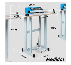 Selladora Cortadora De Bolsa De 60cm Con Pedal 600w