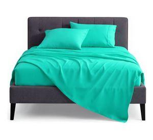 Set de Sábanas King | 800 Hilos Lisas Premium Turquesa
