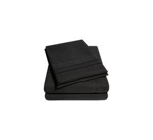 Juego Sábanas Hotel Ultra Suave Microfibra + 2 Fundas Bordadas 2 PL Blanco