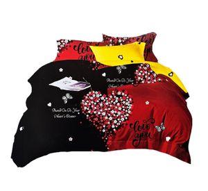 JUEGO DE SABANAS 2.5 PLAZAS KING CORAZON ROJO 620