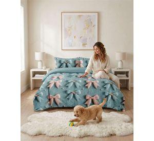 Quilt Cubrecamas Ligero Verano Efecto 5D 2Plaza 2P1