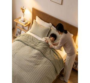 Plumon Quilt 2 Plazas Con Sherpa Palma Cationic Suave m1