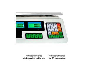 Balanza Electrónica Comercial de Precisión con Bandeja 40kg