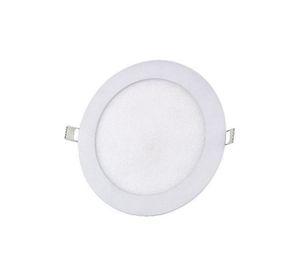 Panel LED Circular 6W Luz Blanco Neutro Empotrado D12