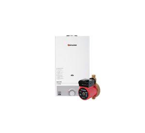 Calefont Gas Licuado 11L T. Natural + Bomba Presurizadora