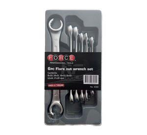 Juego de Llaves Nipleras Force de 8 a 17 mm - 6 Piezas