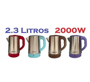 Hervidor Eléctrico Tetera Agua Caliente Calentador Té Café 2.3 Lts