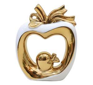 Figura Decorativa Manzana Minimalista Adorno Estatua Jhn