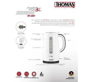 Hervidor Family & Friends 3 litros TH-4351 Thomas