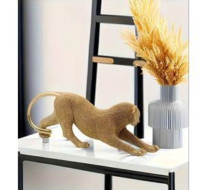 Estatua Animal Escultura Artesanía Coleccionable Dorado Jhn