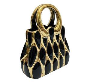 Figura Decorativo Adorno Mesa Diseño Moda Bolso Arte Jhn