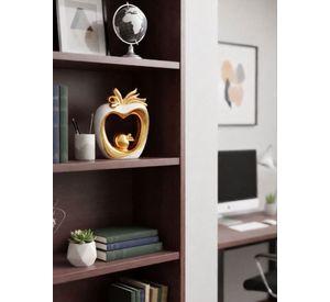Figura Decorativa Manzana Minimalista Adorno Estatua Jhn