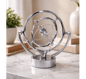 Escultura cinética de movimiento Perpetuo Plata Para Escritorio