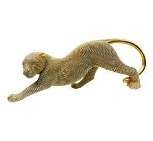 Estatua Animal Escultura Artesanía Coleccionable Dorado Jhn