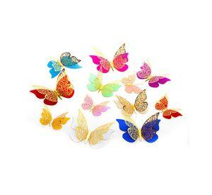 DECO MARIPOSAS MIX COLORES X12 UNI