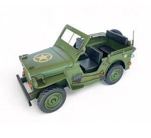 Auto A Escala Jeep Willy´s de Colección Decoración Vintage
