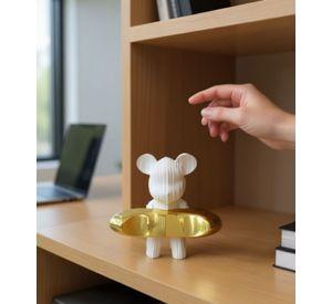 Figura Decorativa Oso Moderna Elegante Adorno Hogar Jhn