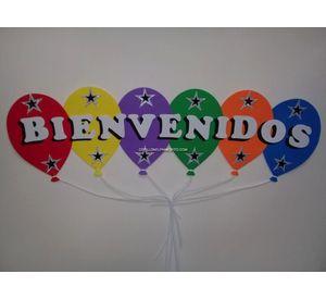 COLGANTE GOMA EVA BIENVENIDOS X1 UNI
