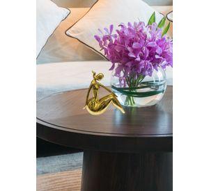Figura Decorativa Estatua Silueta Mujer Sentada Jhn