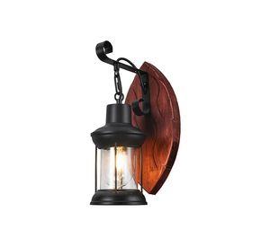 Aplique Porta Ampolleta E27 Modelo Madera Kavet Certificado