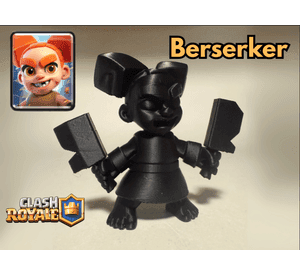 Figura Decorativa Bárbaro de Élite (Clash Royale)