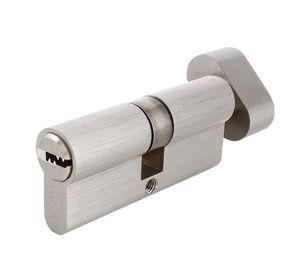 Cilindro Odis Llave-Seguro Punto 70mm (35-35) 6 Combinaciones Plata