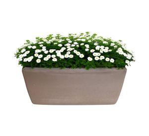 Jardinera Rectangular GARDA 42cm Grafite Deroma