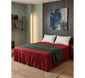 Faldon de Cama Elasticado Premium 2 Plazas m2