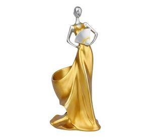 Soporte Decorativo Botellas Figura Mujer Adorno Hogar Jhn