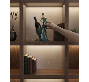 Soporte Decorativo Botellas Figura Mujer Adorno Hogar Jhn