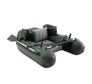 Bote inflable Intex Big Catch Protm Fishing Tube Set Capacidad 140 Kg + Remos + Inflador