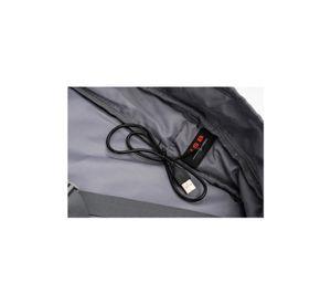Pack Mochila Garmento 32l + 3 Organizadores De Viajes Negro Liso