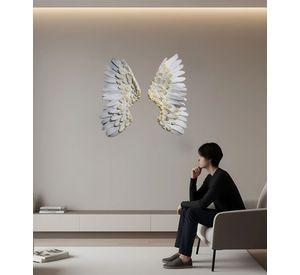 Adorno Decorativo Pared Alas Arte Figura Hogar Jhn
