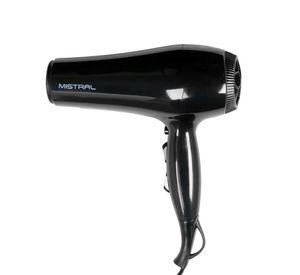 Secador De Pelo Mistral Tourmaline Ion Nano Silver Gama 2200w Negro