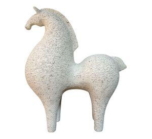 Estatua Decorativa Figura Estilizada Caballo Elegante Jhn