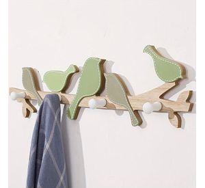 Colgador de pared diseño pajaros