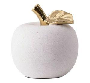 Figura Decorativa Manzana Textura Moderna Adorno Jhn