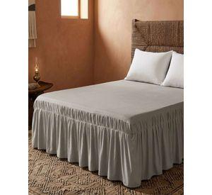 Faldon de Cama Elasticado Premium Super King m5