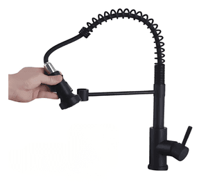 Grifo Extensible Monomando 360 Acero Inoxidable Alta Calidad