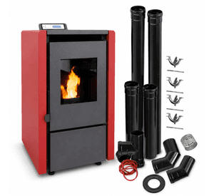 Estufa Pellet 6 2 Kw 100 M2 Wifi Burdeo Kit De Instalaci n